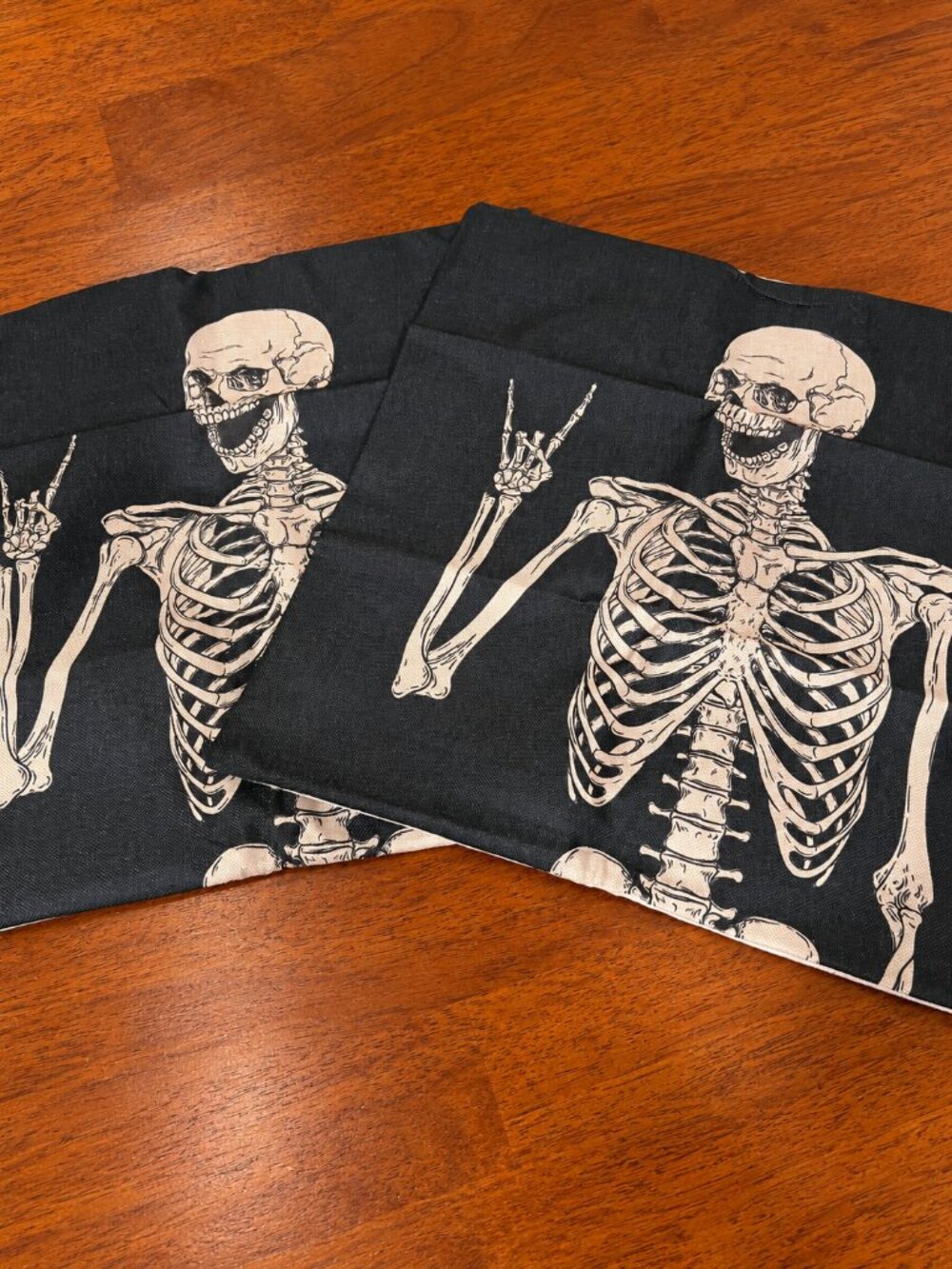 Aitukang Skeleton Halloween Pillow Covers Set of 2 18x18